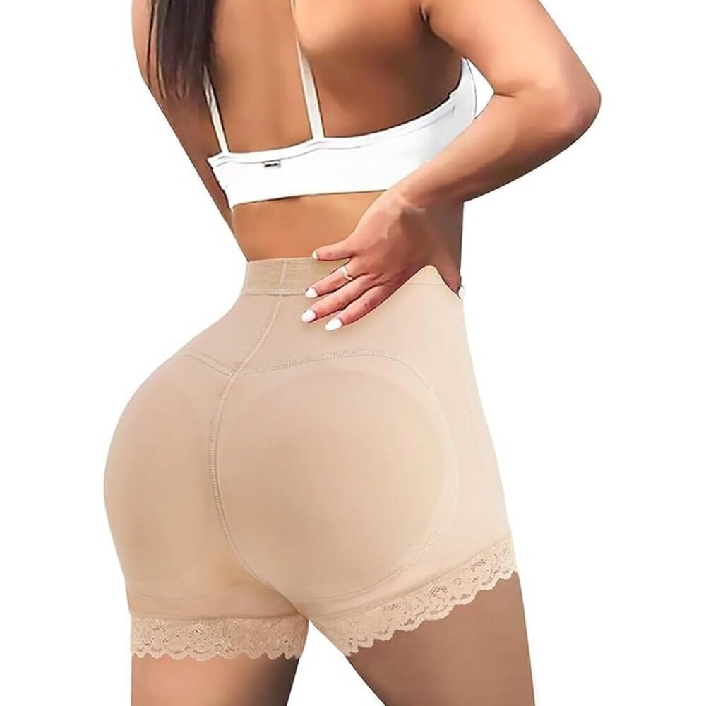 Gotoly Women Butter Lifter Padded Shapwear Seamless Underwear Lace Panties